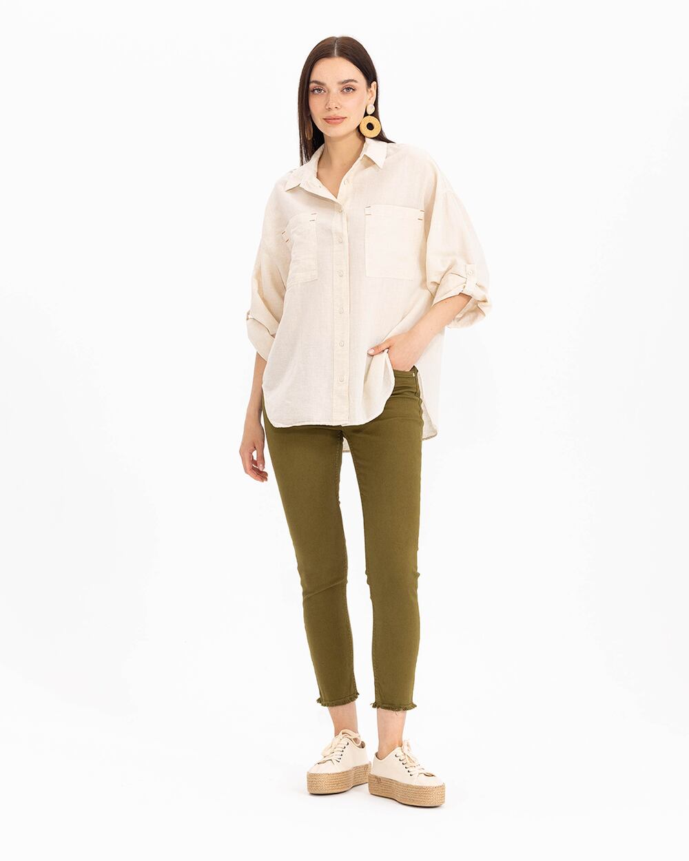 Linen Look Shirt