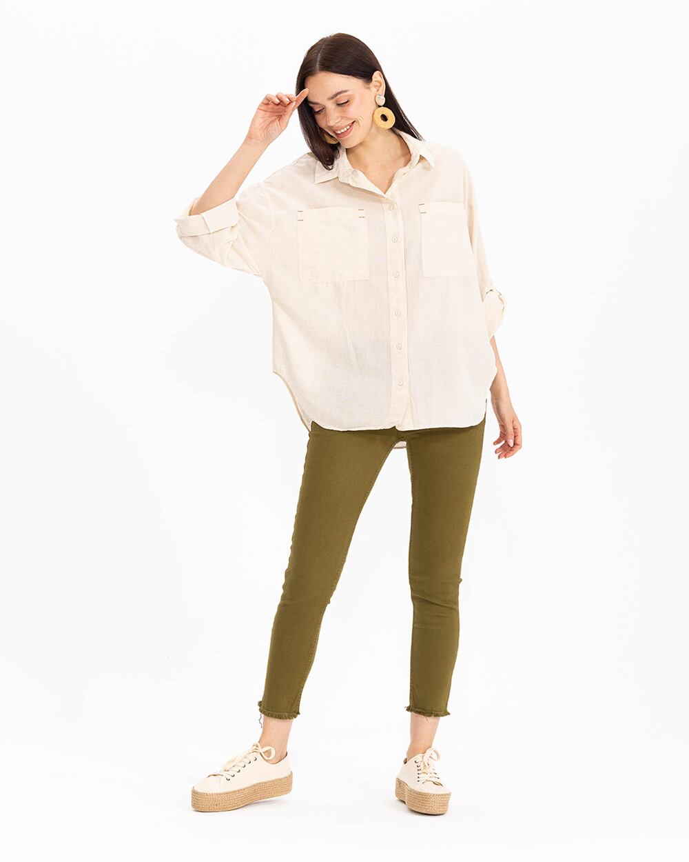 Linen Look Shirt