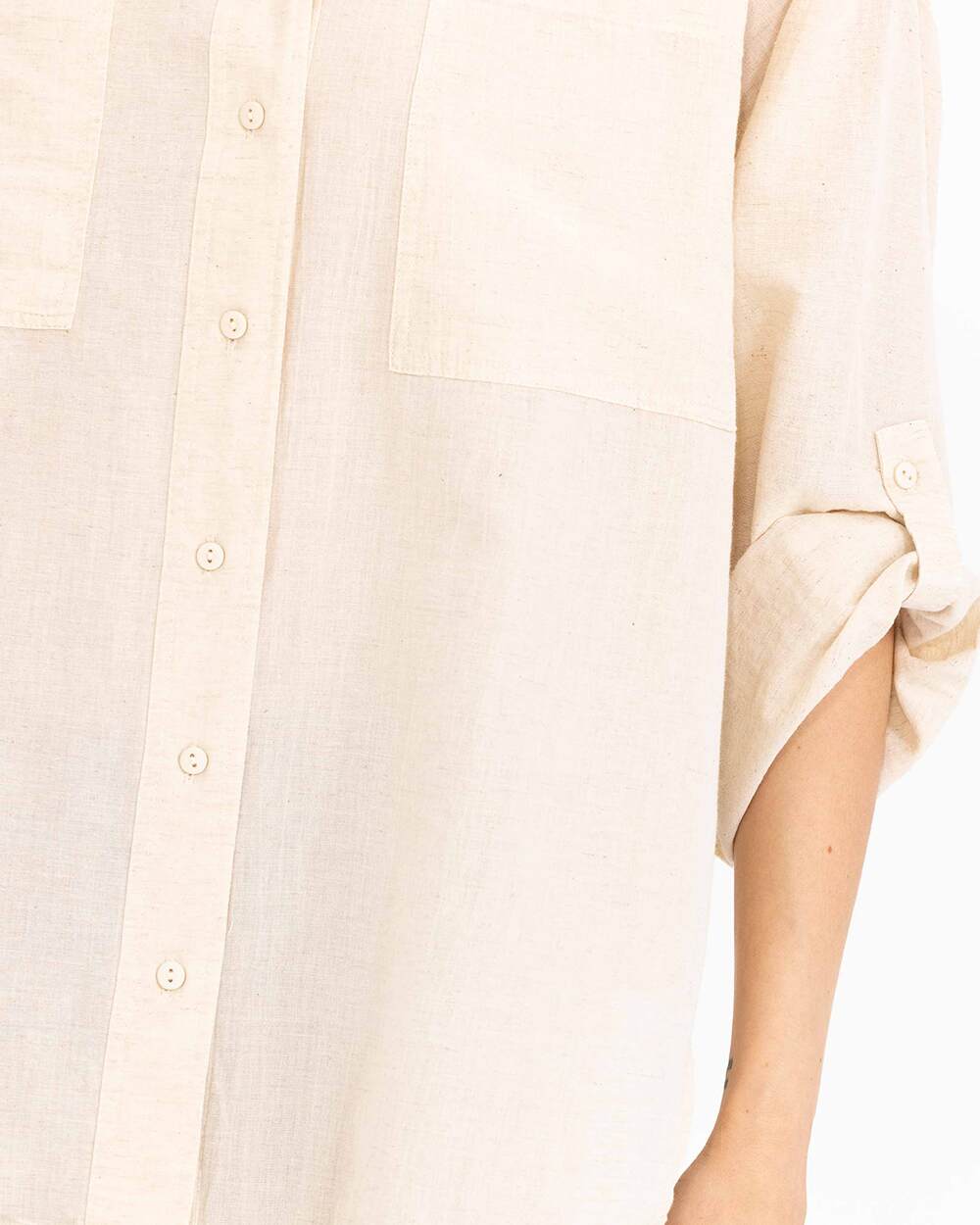 Linen Look Shirt