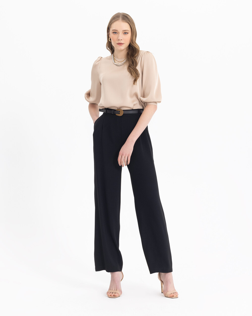 High Waist Wide Leg Palazzo Pants with Pockets with Loose Belt and sup –  WhatNaturalsLove.com