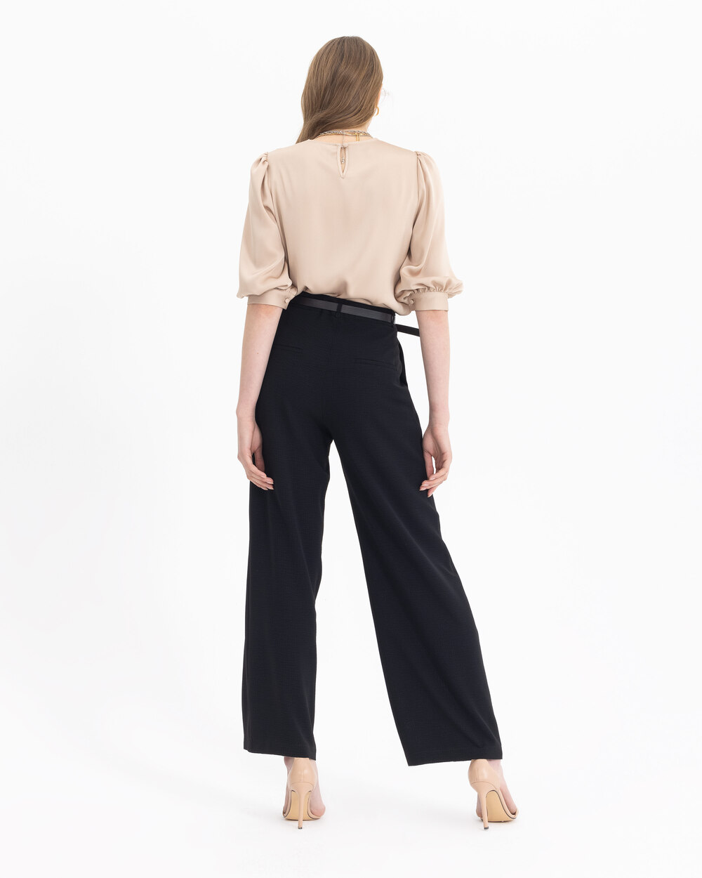 Kemerli Palazzo Pantolon