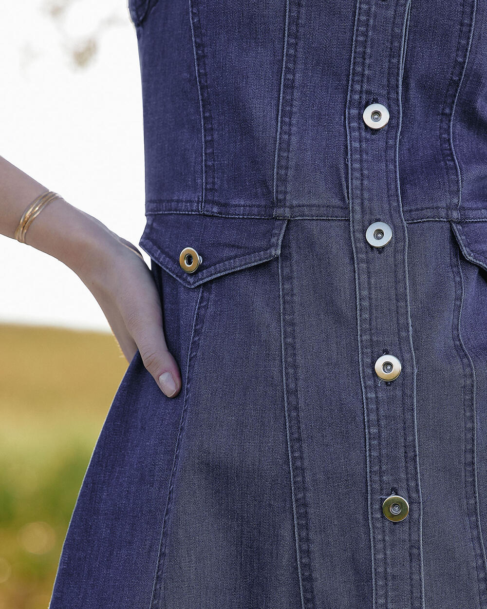 Kısa Boy Jean Elbise