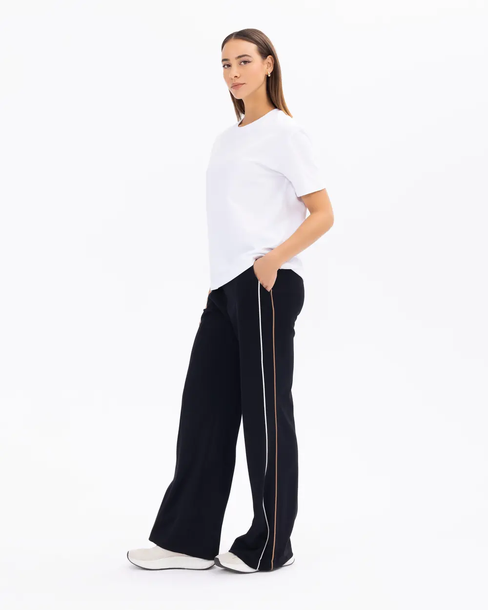 Short-Sleeved Crew Neck Basic T-Shirt