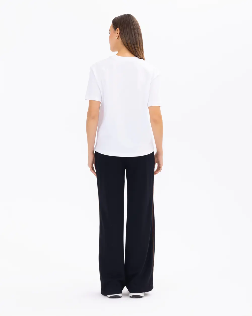 Short-Sleeved Crew Neck Basic T-Shirt