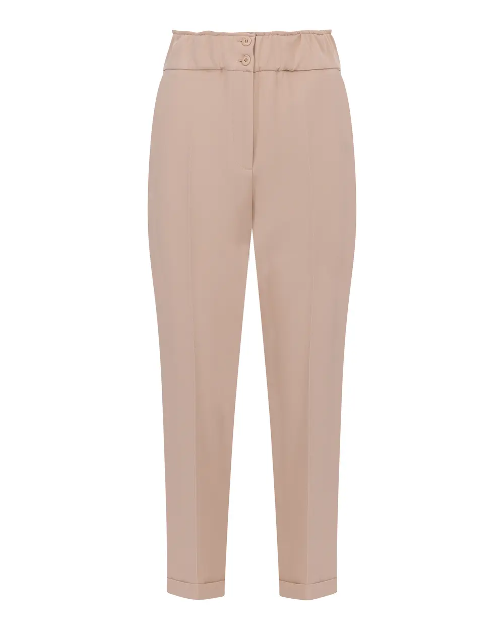 Ankle-Length Carrot Cut Trousers