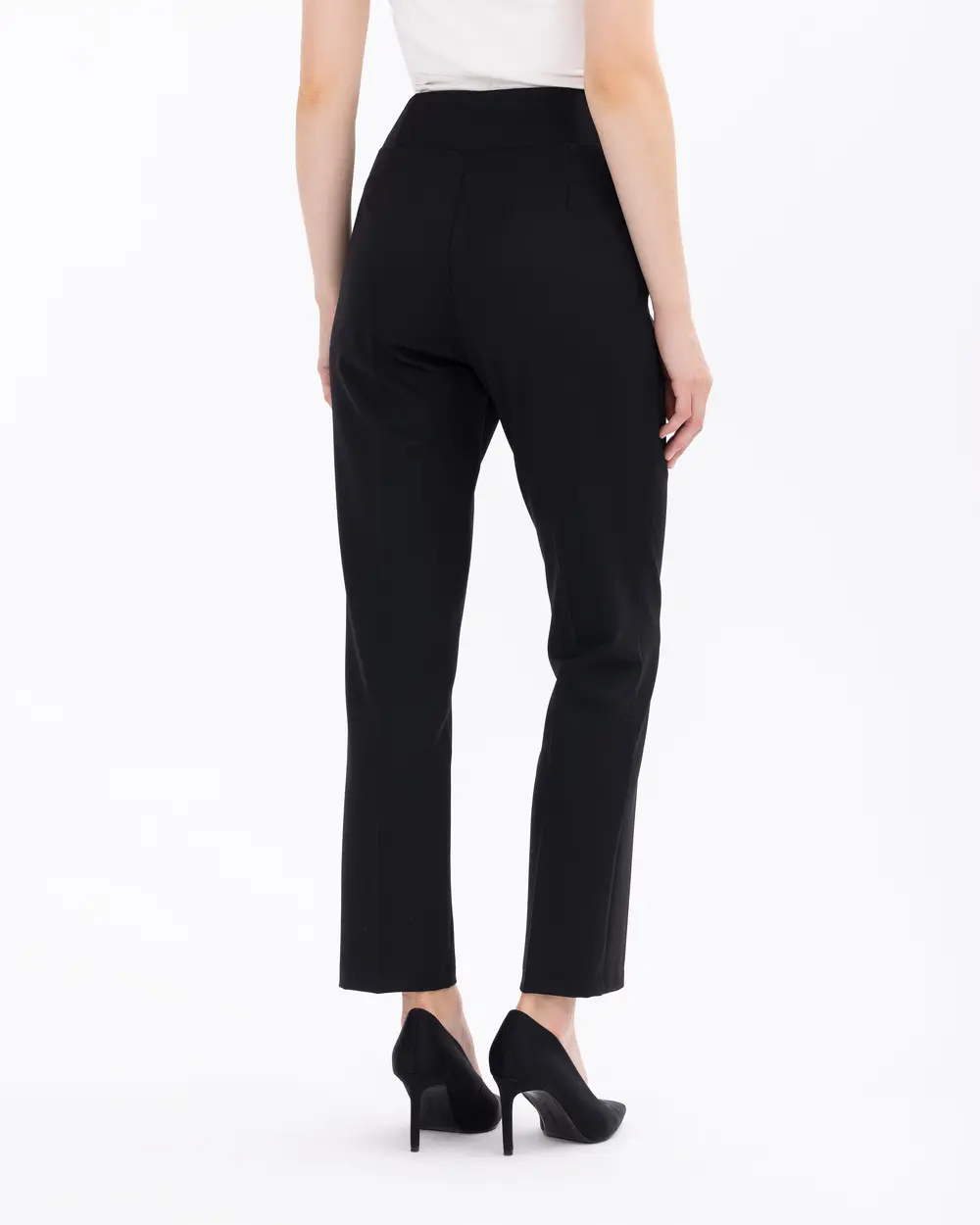 High waisted slim sale trousers