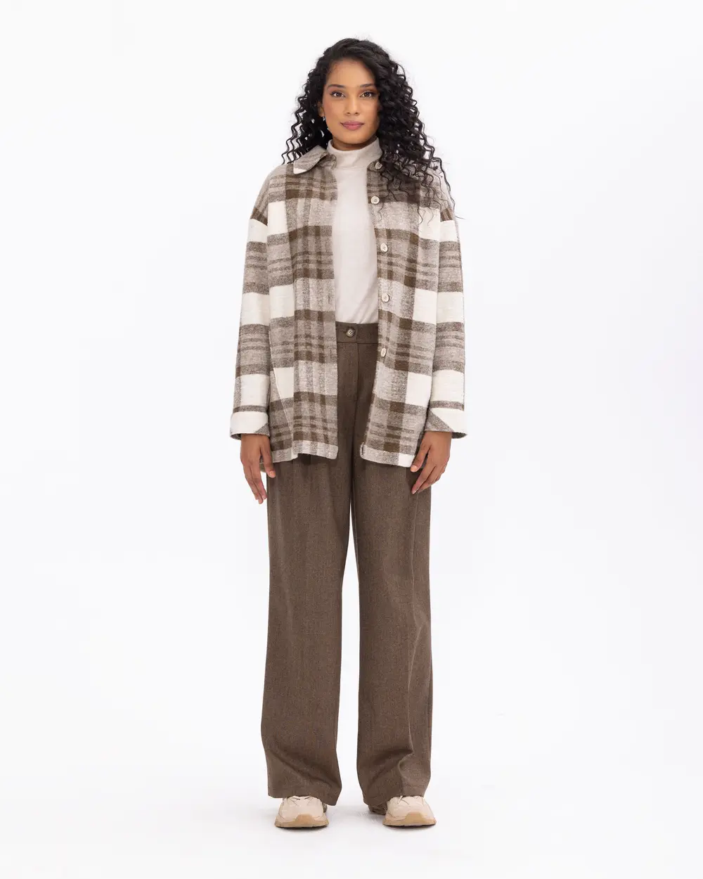 Pileli Bol Paçalı Palazzo Pantolon