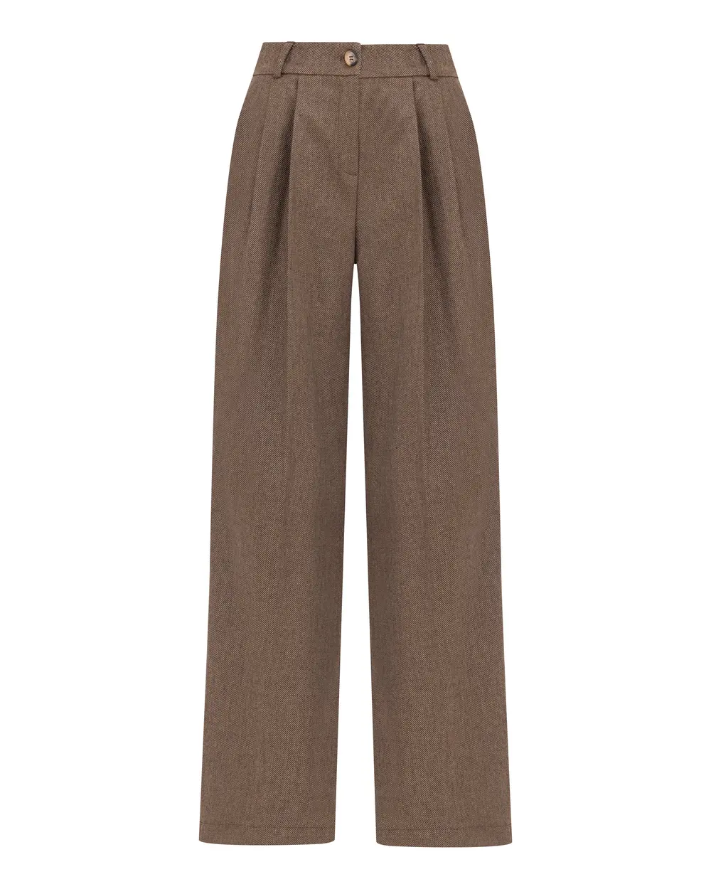 Pileli Bol Paçalı Palazzo Pantolon