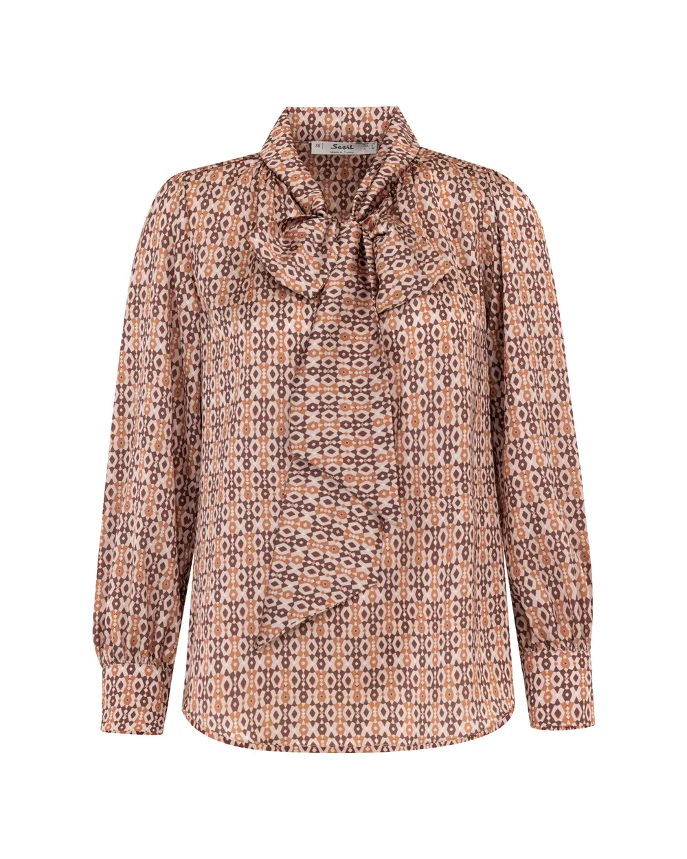 新品Scarf-Collar Blouse herlipto ファッション