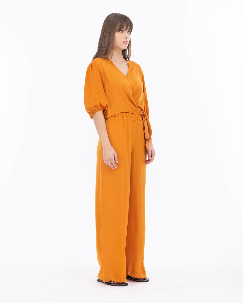 Bağlama Detaylı Truvakar Kol Bluz