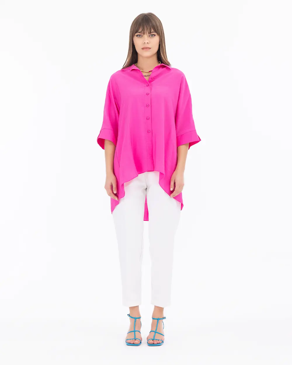 Truvakar Kol Aksesuarlı Gömlek