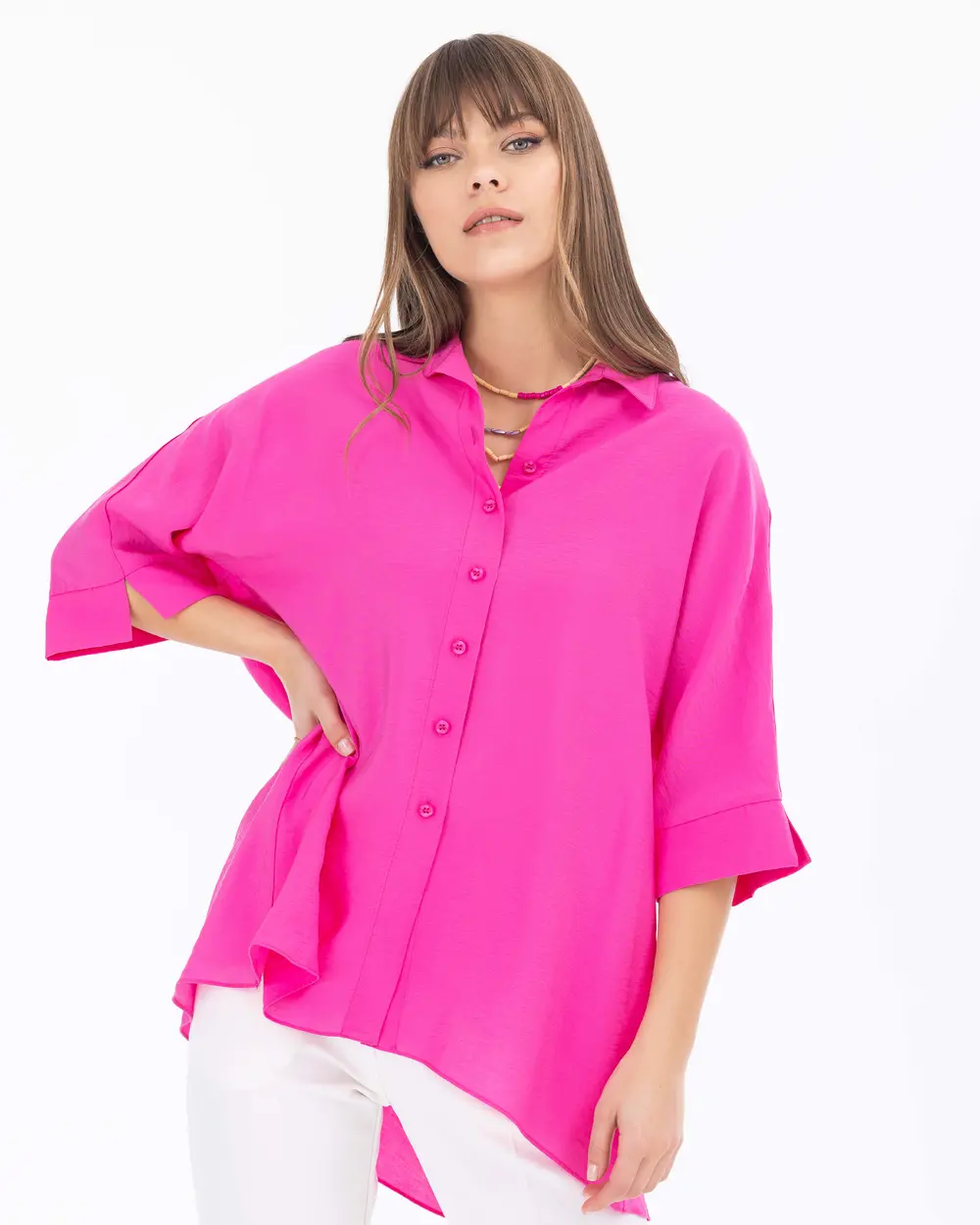 Truvakar Kol Aksesuarlı Gömlek