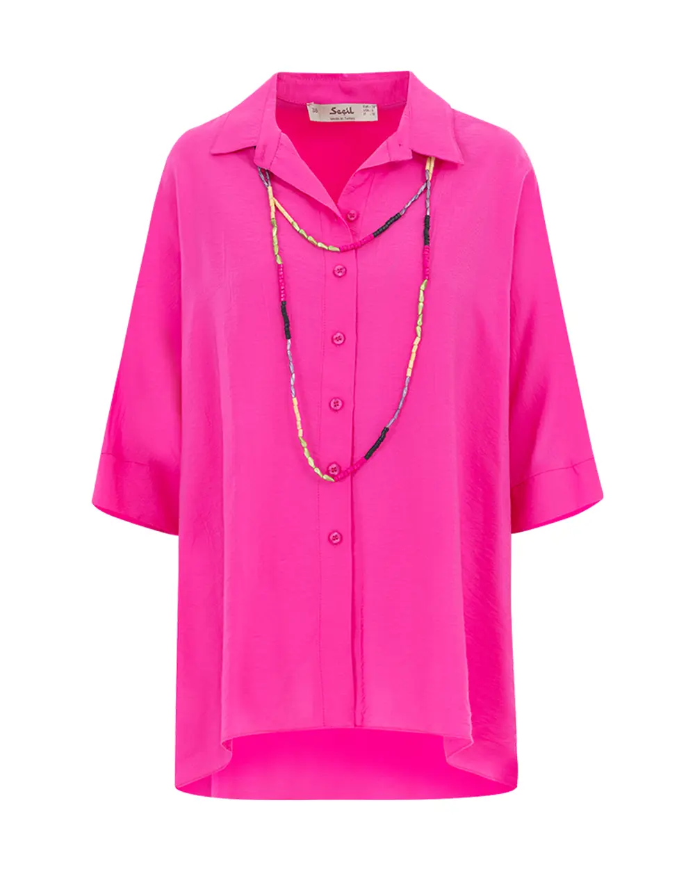 Truvakar Kol Aksesuarlı Gömlek