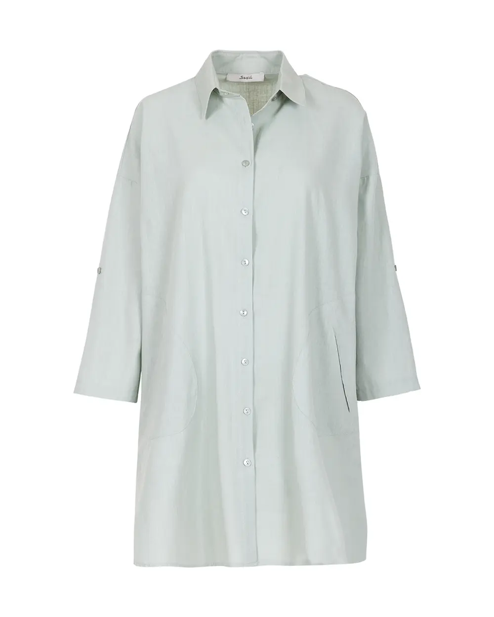 Oversize Pocket Linen Shirt