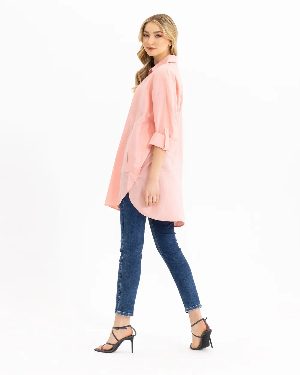 Oversize Pocket Linen Shirt