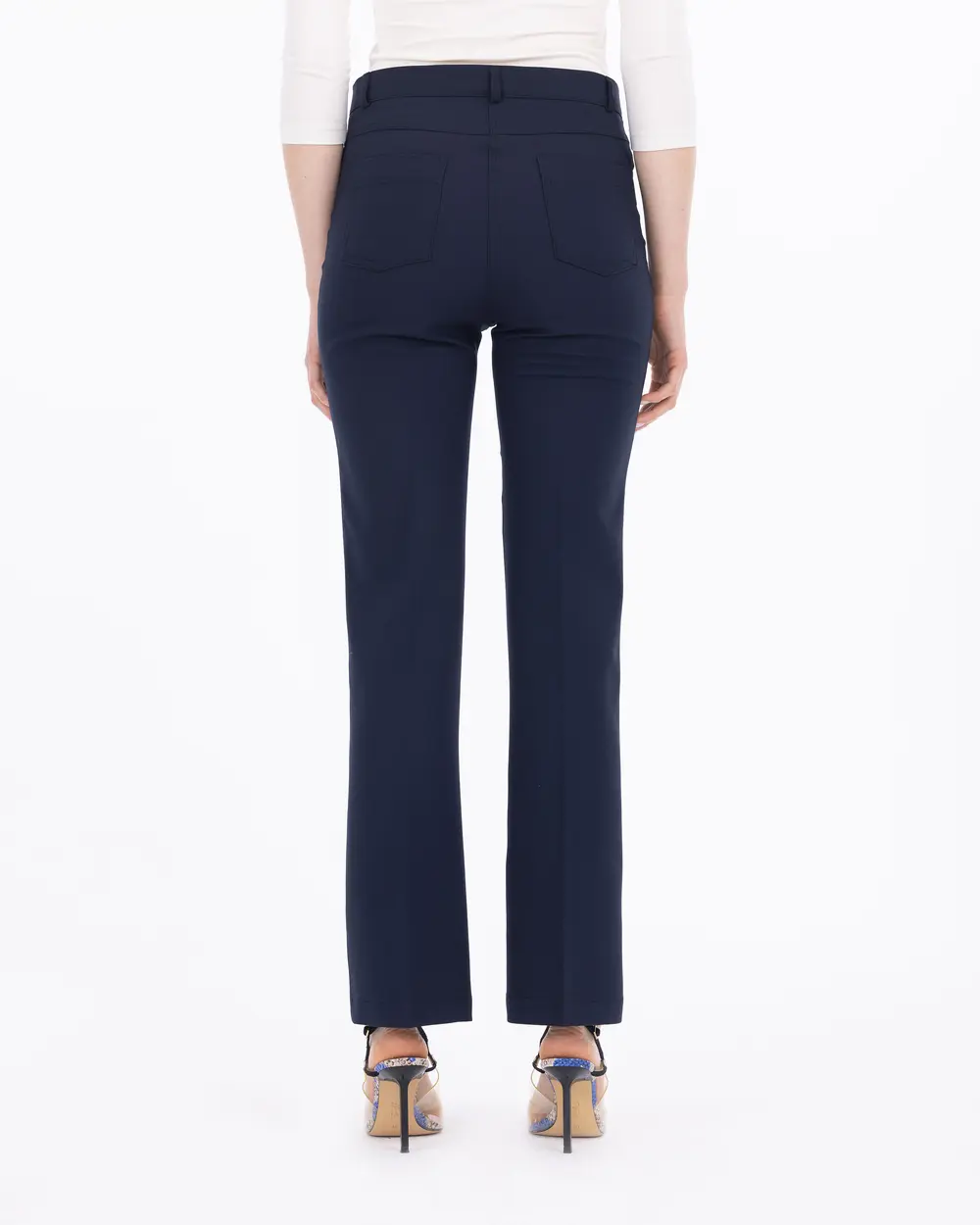 Wide Leg Full Length Classic Trousers