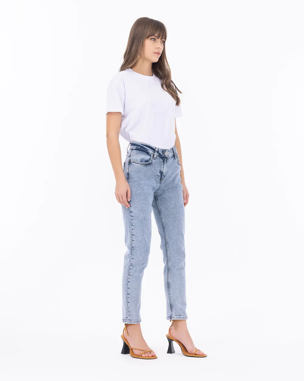 Straight Fit Full Length Jeans