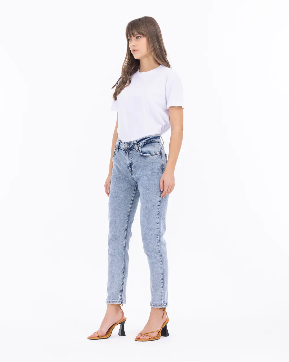 Straight Fit Full Length Jeans