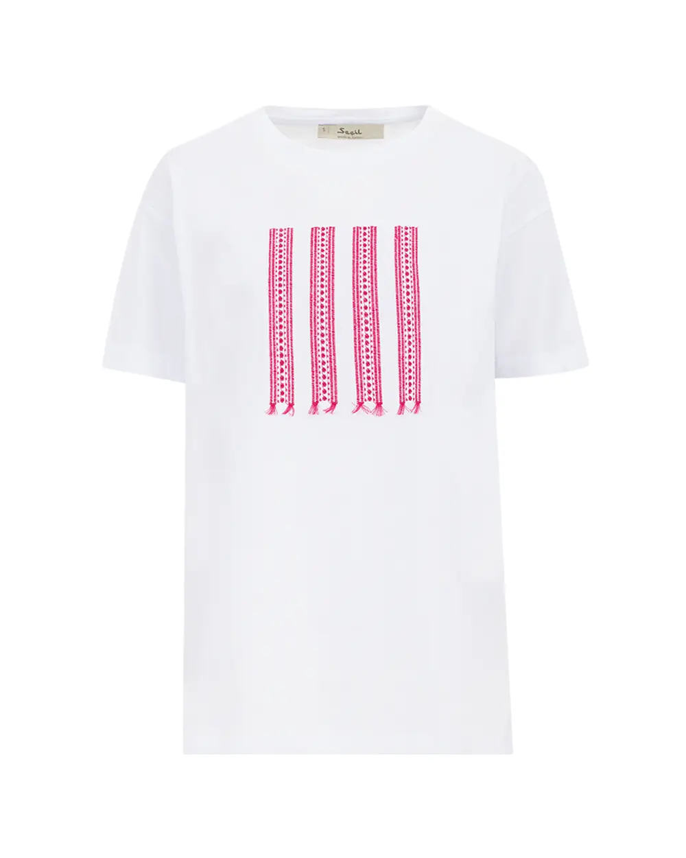 Embroidery Detailed Short Sleeve T-Shirt