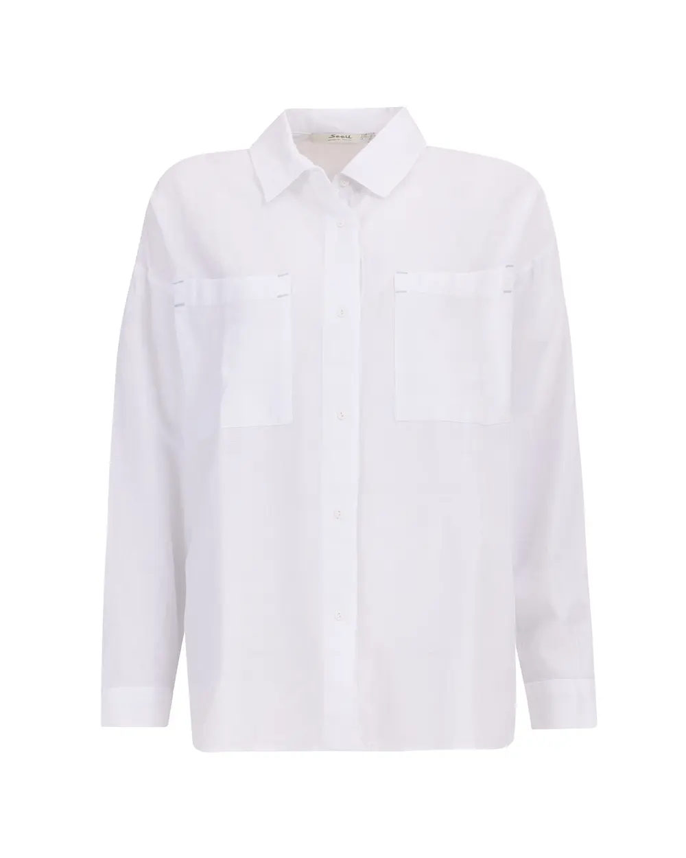 Pocket Detailed Relaxed Linen Shirt