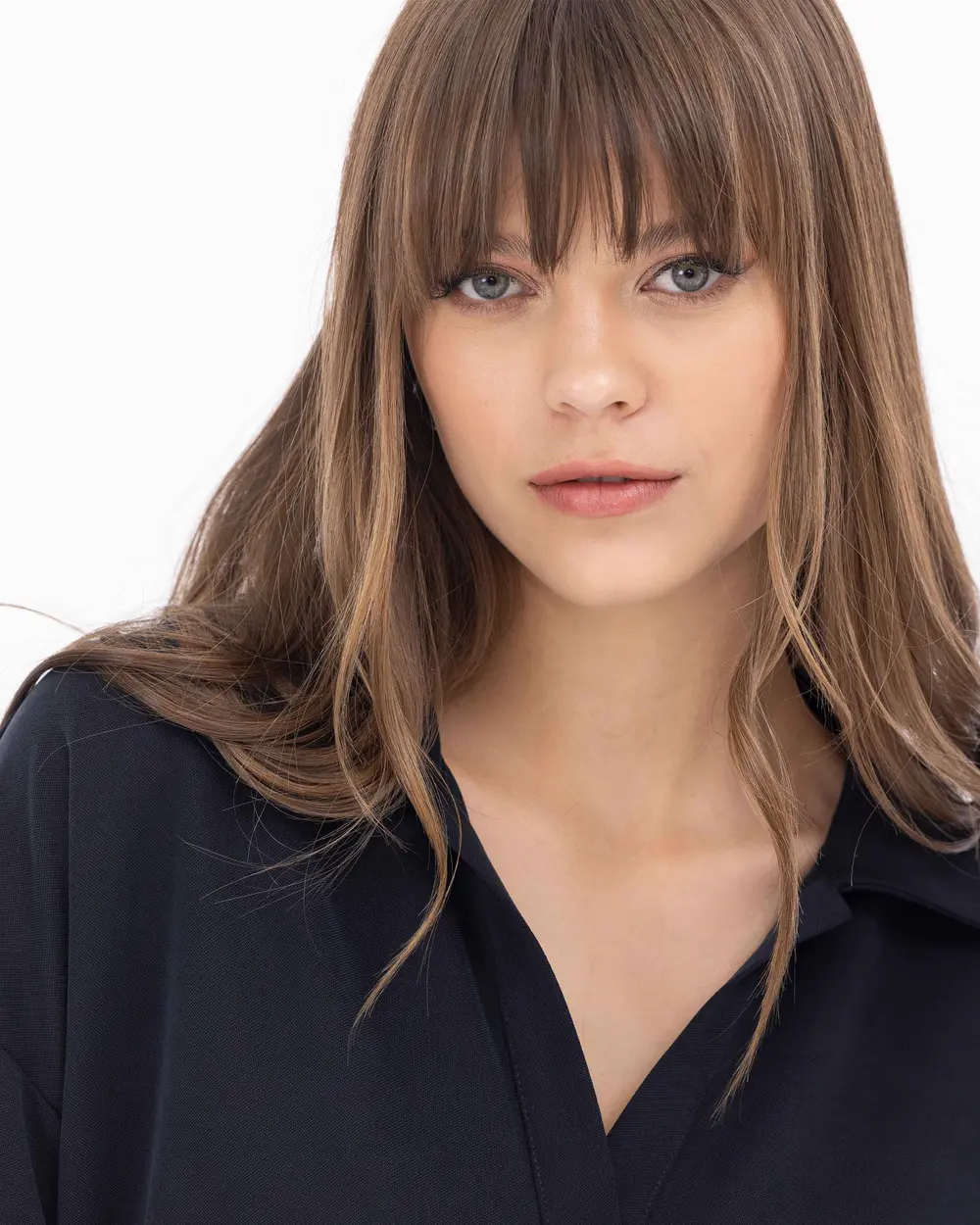 Polo Yaka Örme Kumaş Kısa Kol Elbise