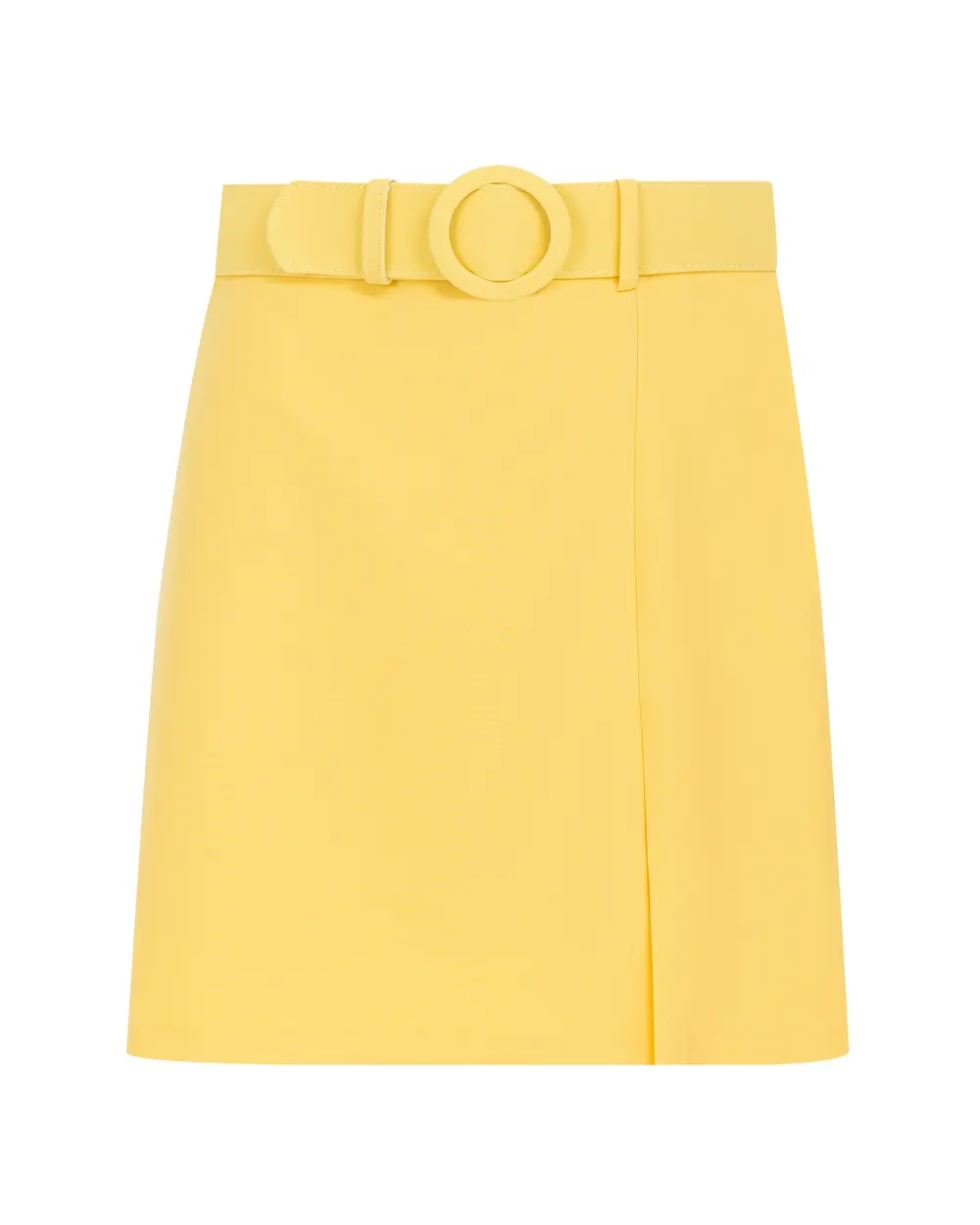 Belted Mini Short Skirt