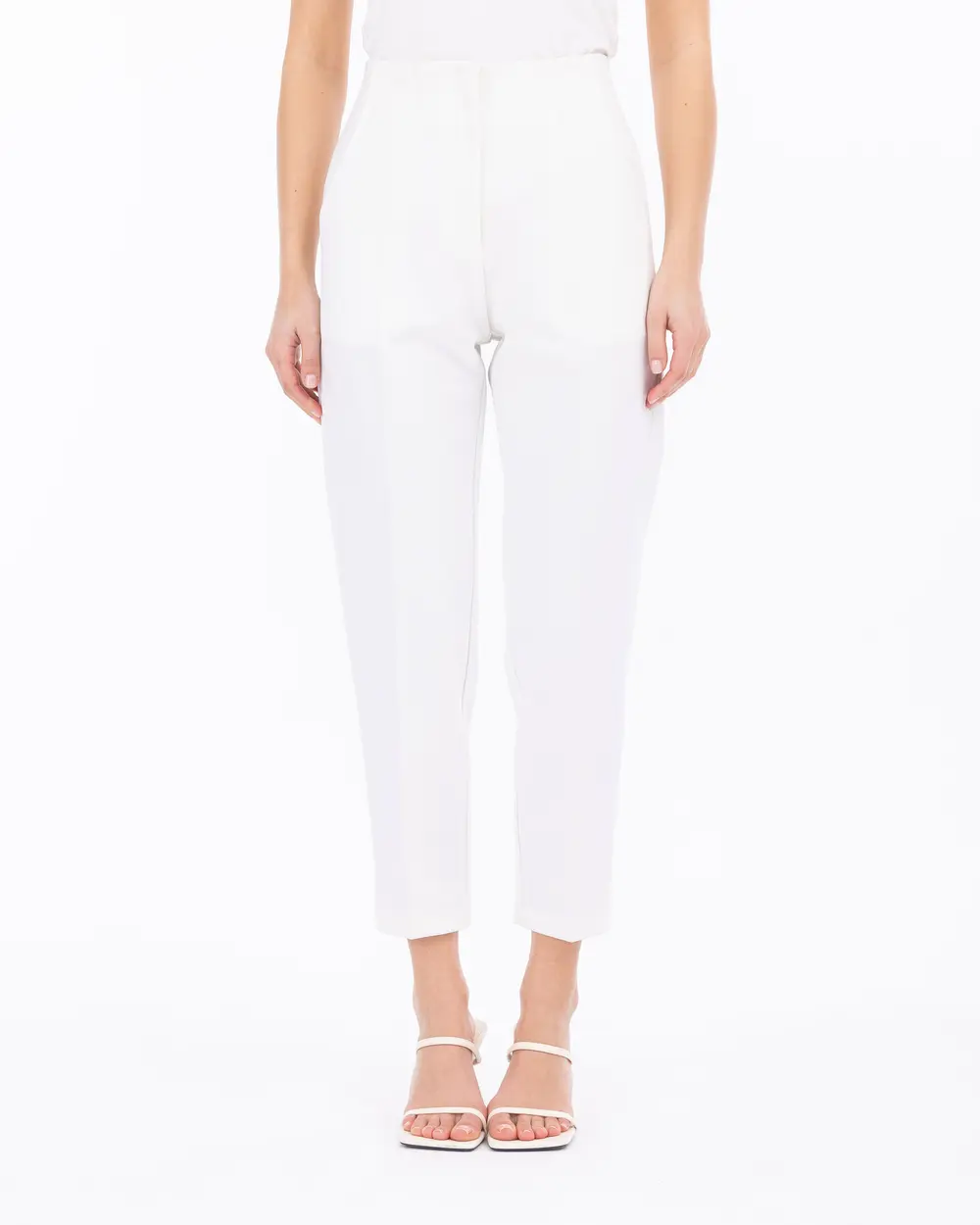 Pocket Detailed Ankle Length Trousers
