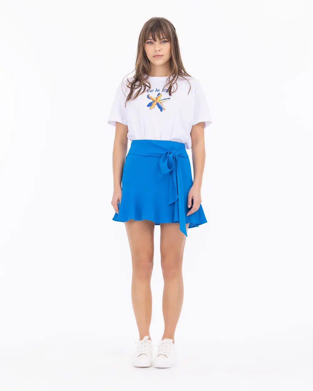Ruffle Mini Short Skirt