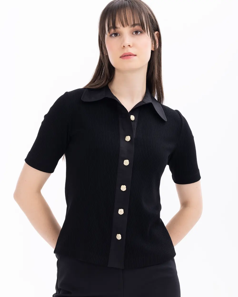 Double Fabric Short Sleeve Shirt