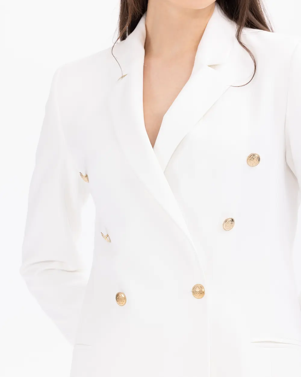 Button Detailed Blazer Jacket