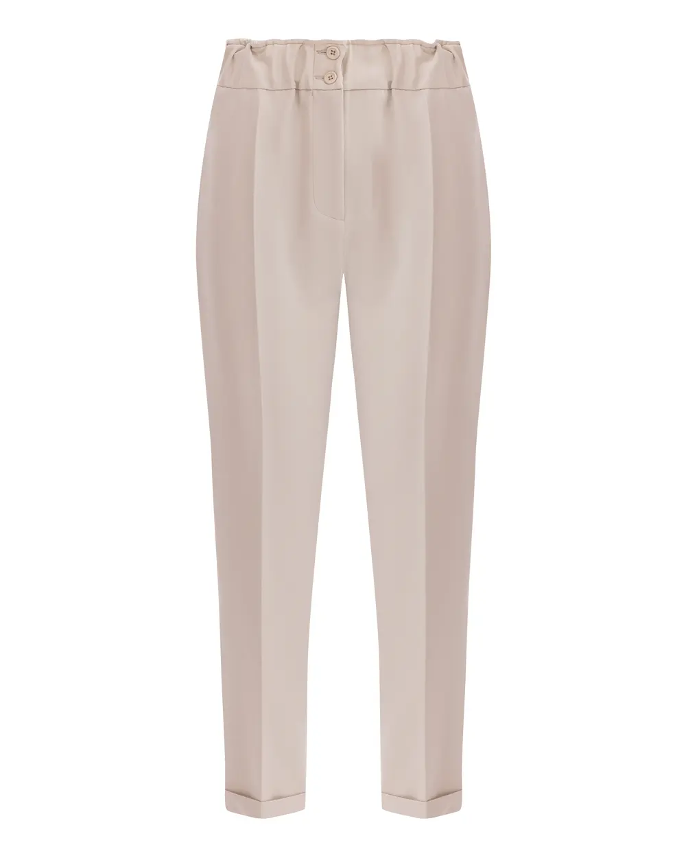 Ankle Length Pants with Drawstring Waist