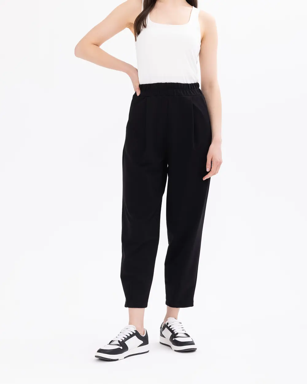 Ankle Length Sweatpants with Pockets