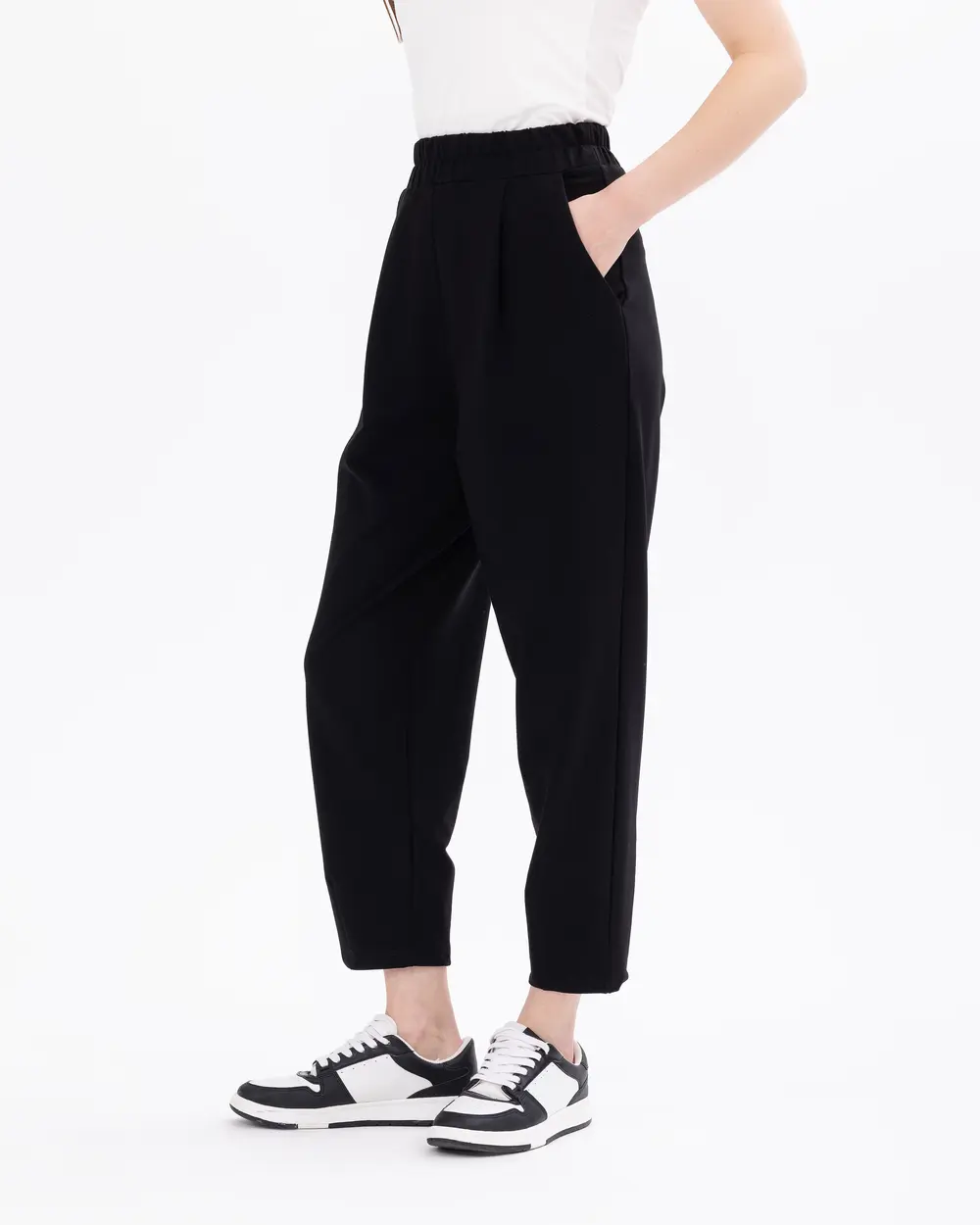 Ankle Length Sweatpants with Pockets