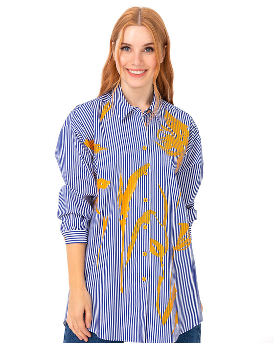 Çizgi Desenli Gömlek