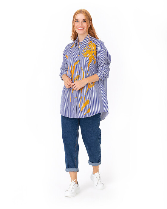 Çizgi Desenli Gömlek