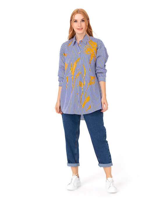 Çizgi Desenli Gömlek