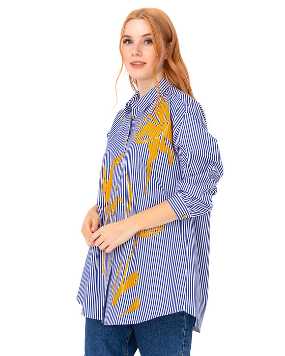 Çizgi Desenli Gömlek