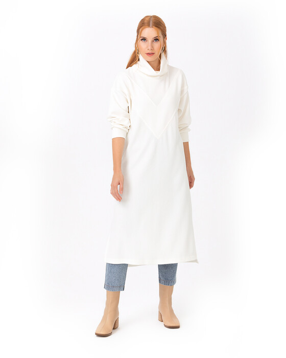 SCL SWAN NECK MIDI LONG TUNIC