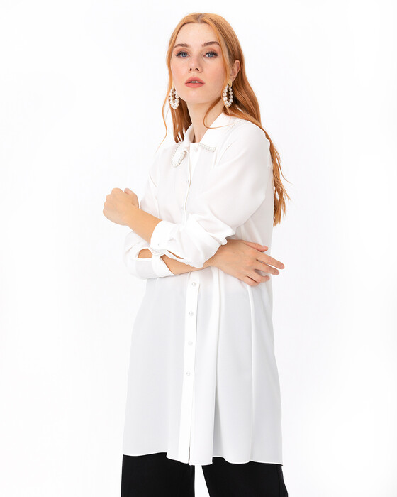 SCL COLLAR PEARL TUNIC