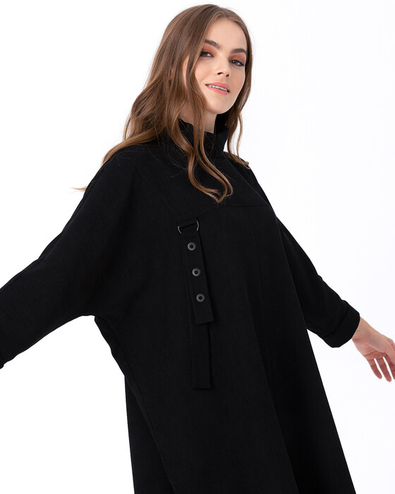 SCL BELT DETAILED VERTICAL COLLAR TUNIC