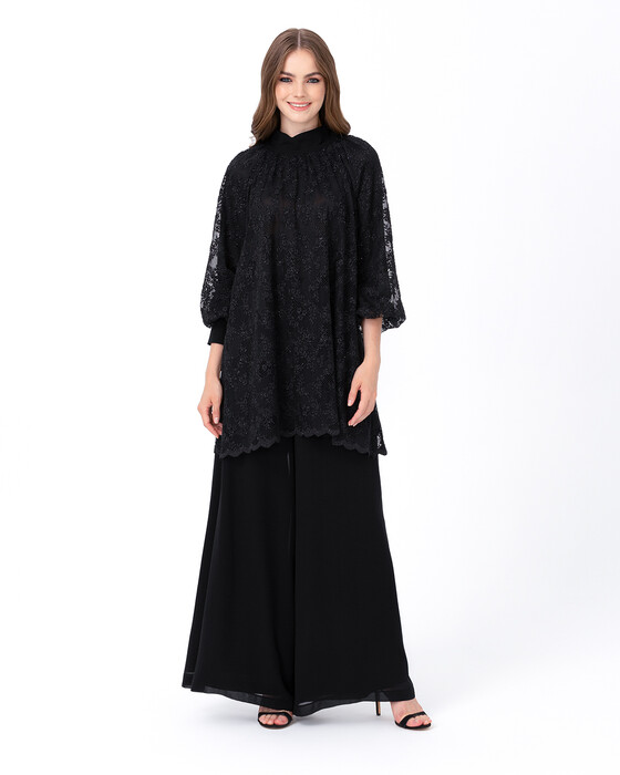 SCL LOT WIDE LACE TUNIC