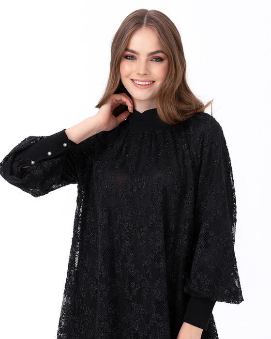 SCL LOT WIDE LACE TUNIC