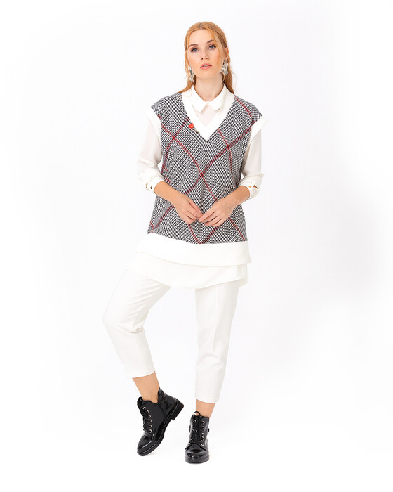 SCL SWEATER PATTERNED SWEATER SUIT