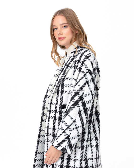 SCL SQUARE PATTERNED COAT