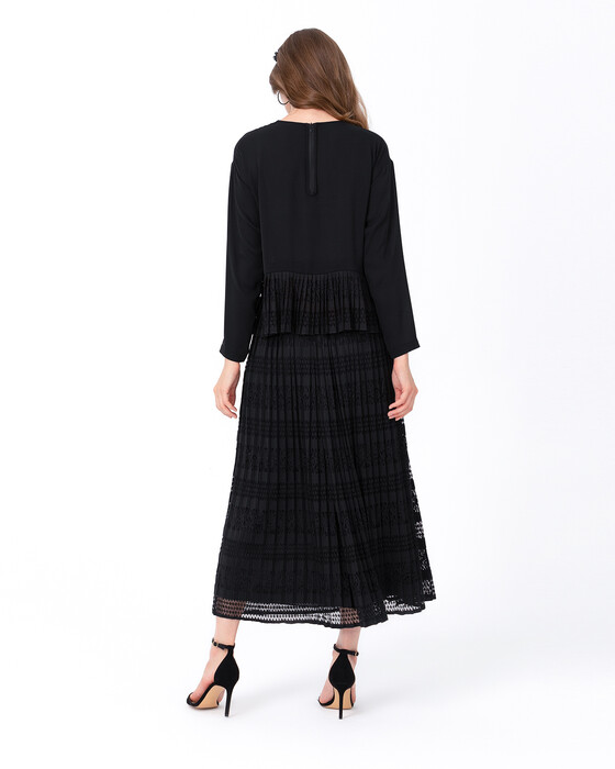 SCL PLEATED LACE SKIRT