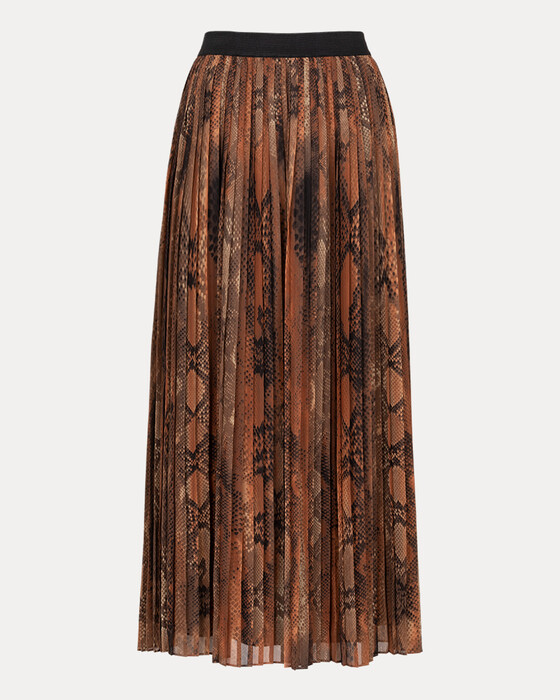 SCL PATTERNED PLEATED SKIRT