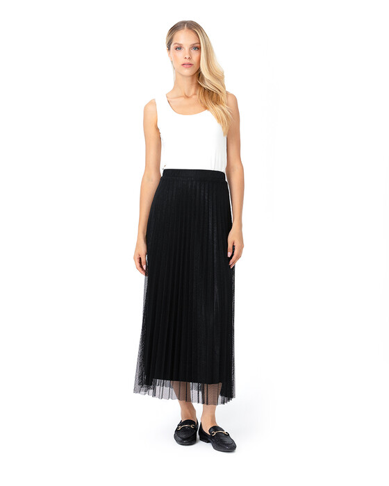 SCL PLEATED TULLE SKIRT