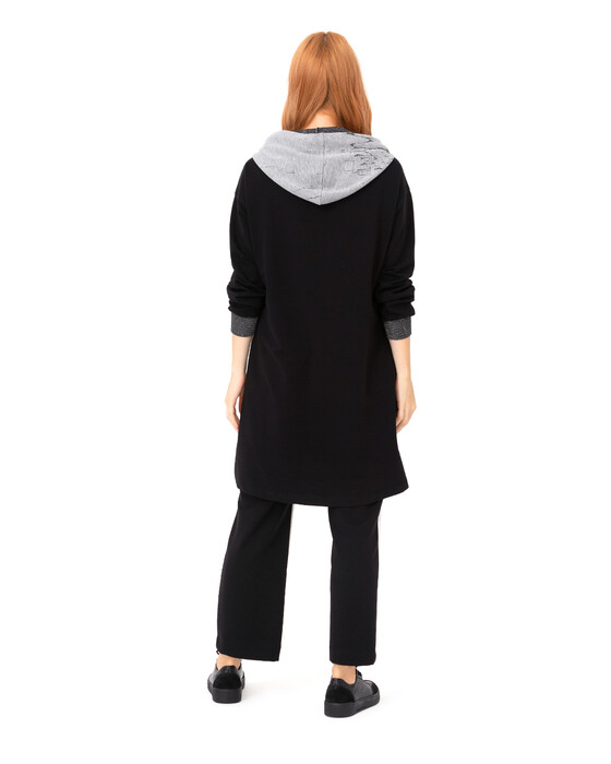 Çift Renkli Rahat Kesim Pantolon