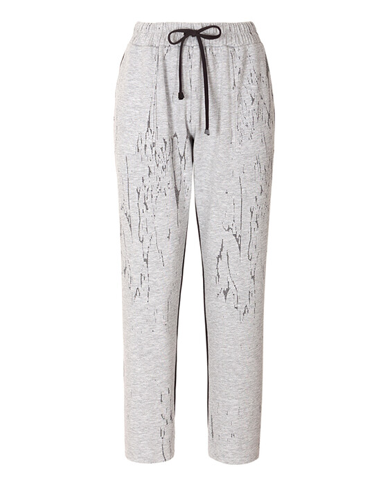 Çift Renkli Rahat Kesim Pantolon