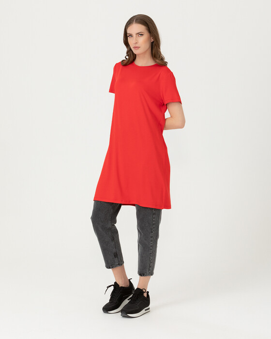 Kısa Kollu Basic Tunik